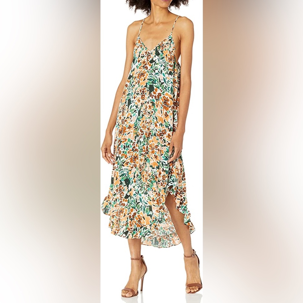 Joie Hayworth 100% Silk Floral MIDI dress Sz S NWT Perfect Condition
